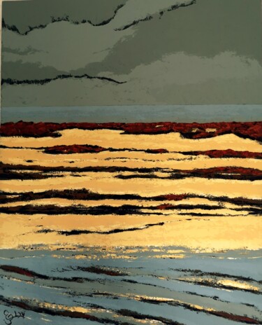 Peinture intitulée "rivage-2.jpg" par 'Lyn', Œuvre d'art originale