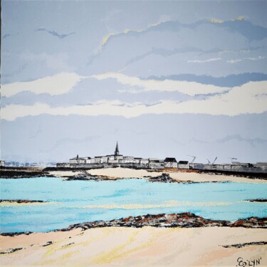 Painting titled "ST MALO" by 'Lyn', Original Artwork, Acrylic