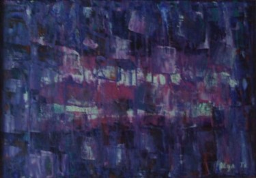 Картина под названием "фиолетовая симфония" - Ольга Цигипко, Подлинное произведение искусства