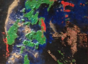 Painting titled "planet.jpg" by Lynch, Original Artwork, Acrylic
