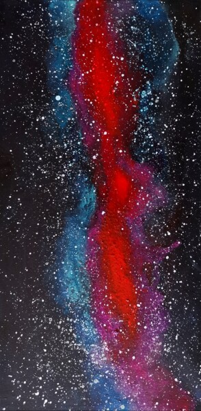 Painting titled "Star Trek" by Lynda Stevens, Original Artwork, Acrylic