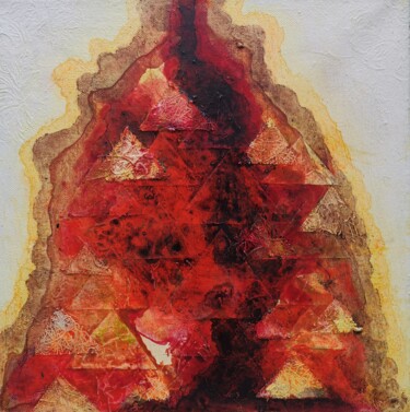 Malerei mit dem Titel "Heatspot" von Lynda Stevens, Original-Kunstwerk, Acryl