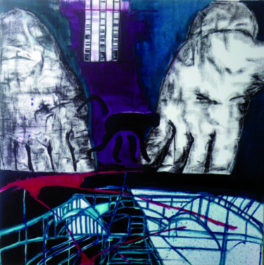 Malerei mit dem Titel "Hands" von Lynn Osman, Original-Kunstwerk, Acryl