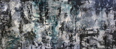 Картина под названием "Smoke and Mirrors" - Lynne Godina-Orme, Подлинное произведение искусства, Акрил