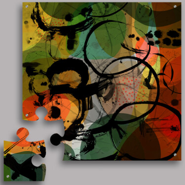 Digital Arts titled "Change Of Pace - Di…" by Lynne Godina-Orme, Original Artwork, 2D Digital Work Mounted on Plexiglass