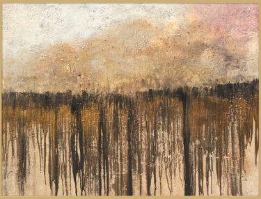 Malerei mit dem Titel "A Harsh Land" von Lynne Godina-Orme, Original-Kunstwerk, Acryl Auf Keilrahmen aus Holz montiert