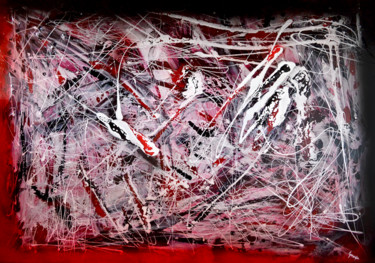 Painting titled "Energy Overload" by Lynne Godina-Orme, Original Artwork, Acrylic