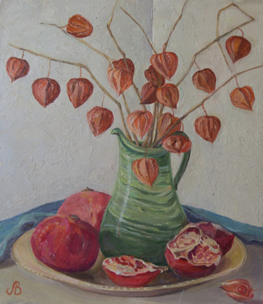 Peinture intitulée "Autumn sentiment" par Liudmila Petrosian, Œuvre d'art originale, Huile