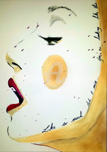 Painting titled "Ghost" by Lyric.P / H, Original Artwork, Acrylic