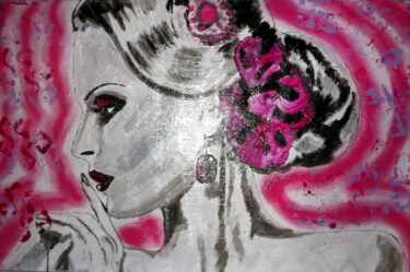 Painting titled "Flamenco" by Lyric.P / H, Original Artwork, Acrylic