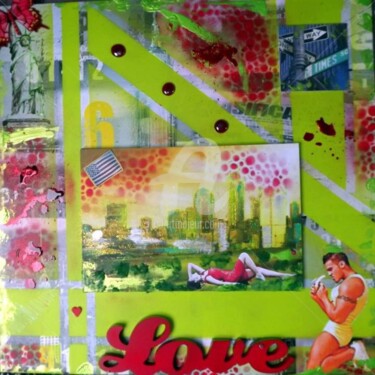 Painting titled "Travel of love" by Lyric.P / H, Original Artwork, Acrylic