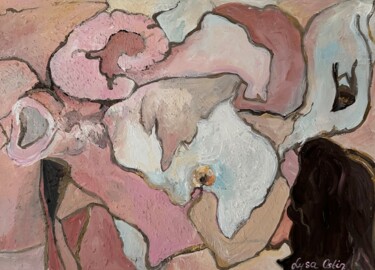 Картина под названием "Зарождение" - Lysa Ostin, Подлинное произведение искусства, Акрил