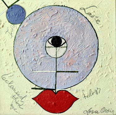 Peinture intitulée "Третий глаз" par Lysa Ostin, Œuvre d'art originale, Acrylique