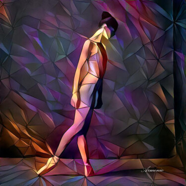 Arte digitale intitolato "La danseuse classiq…" da Lysadie, Opera d'arte originale, Pittura digitale