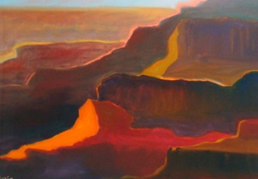 Peinture intitulée "Grand Canyon" par Robert Lysiak, Œuvre d'art originale