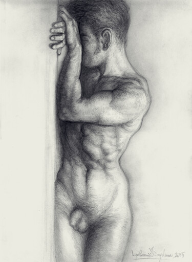 Drawing titled "Loneliness in my ro…" by Lyubomir Naydenov, Original Artwork, Pencil