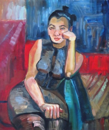 Painting titled "3" by Lyudmila Aytuarova, Original Artwork, Oil