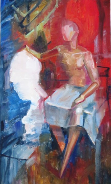 Painting titled "7" by Lyudmila Aytuarova, Original Artwork, Oil