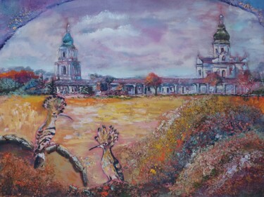 Pittura intitolato "Удоды в Переяславе" da Lyudmila Bashuk, Opera d'arte originale, Olio