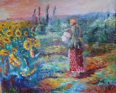 Painting titled "Volya" by Lyudmila Bashuk, Original Artwork, Oil