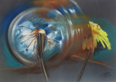 Peinture intitulée "The transformation…" par Lyudmila Chupina, Œuvre d'art originale, Pastel