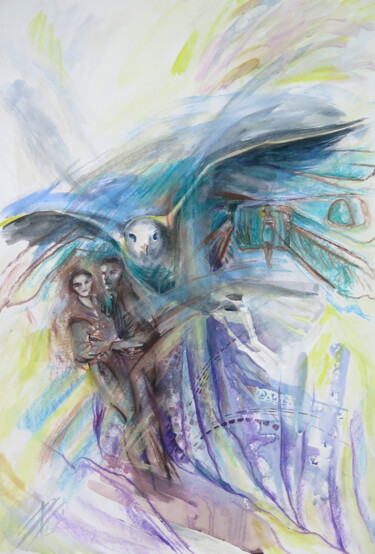 "Dance under the win…" başlıklı Tablo Lyudmila Chupina tarafından, Orijinal sanat, Pastel