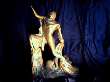 Sculpture intitulée "CHRYSALIDE" par Lyza Lecomte, Œuvre d'art originale