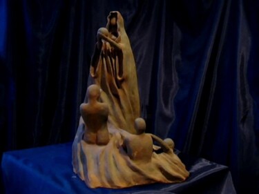 Sculpture titled "LA QUETE" by Lyza Lecomte, Original Artwork