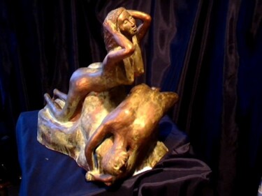 Sculpture intitulée "ROMEO ET JULIETTE" par Lyza Lecomte, Œuvre d'art originale