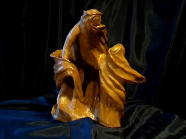 Sculpture intitulée "PATRIARCHE" par Lyza Lecomte, Œuvre d'art originale