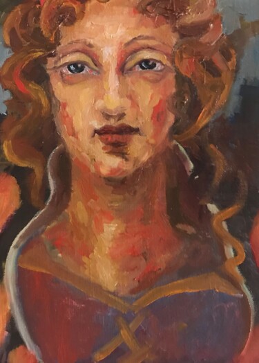 Картина под названием "Воин любви" - M.Anna, Подлинное произведение искусства, Масло