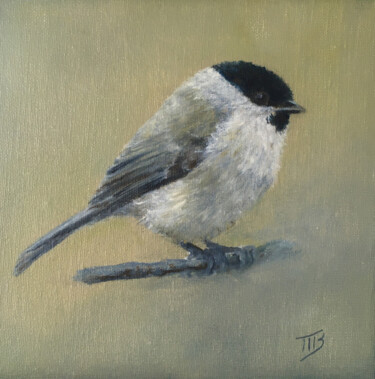 Pintura intitulada "Nonnet Tit" por M Batté Gauthier (M B), Obras de arte originais, Óleo