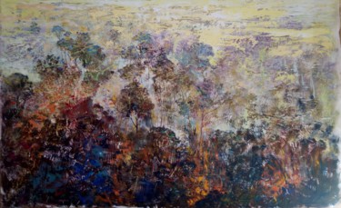 Peinture intitulée "Amazzonia" par Maurizio Cavicchiola, Œuvre d'art originale, Huile