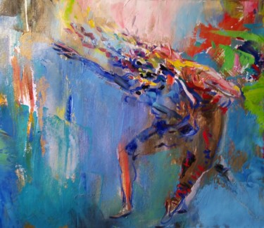 Painting titled ""Balletto"" by Maurizio Cavicchiola, Original Artwork, Oil