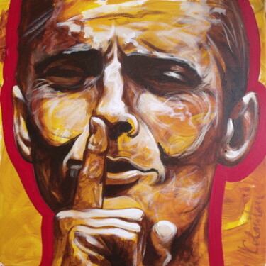 Картина под названием "FIFTY22" - M Colantoni, Подлинное произведение искусства, Акрил Установлен на Деревянная рама для нос…