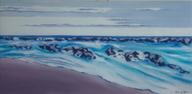 Pintura titulada "Paesaggio marino" por M.D-Agostino, Obra de arte original, Acrílico