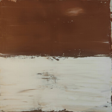 Картина под названием "Bicolore 10 - Esqui…" - M.Garcia, Подлинное произведение искусства, Акрил Установлен на Деревянная ра…
