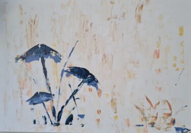 Peinture intitulée "Mushrooms" par Marijke Mol, Œuvre d'art originale, Acrylique