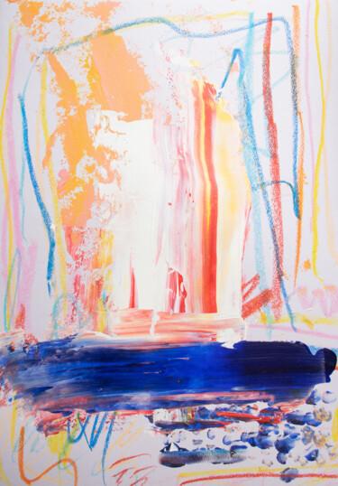 Malerei mit dem Titel "Bright colors of th…" von M. Mystery Artist, Original-Kunstwerk, Acryl