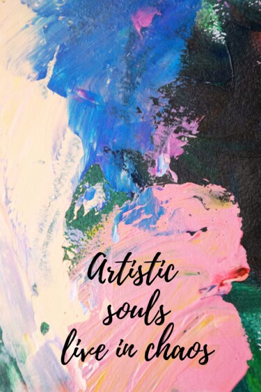 Digitale Kunst getiteld "Artistic souls live…" door M. Mystery Artist, Origineel Kunstwerk, 2D Digital Work
