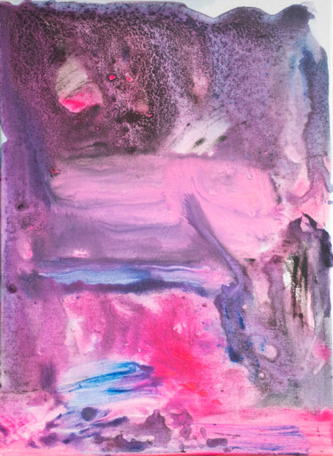 Malerei mit dem Titel "Rhapsody in Pink an…" von M. Mystery Artist, Original-Kunstwerk, Acryl