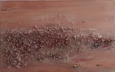 Pintura intitulada "Red sand" por Marta Reina, Obras de arte originais, Acrílico