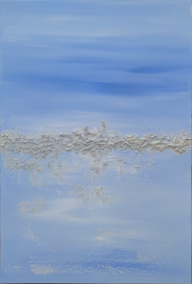 Malerei mit dem Titel "Espuma de Mar I" von Marta Reina, Original-Kunstwerk, Acryl