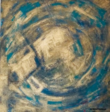 Malerei mit dem Titel "Le Monde" von Mauro Jorge Trevisanello, Original-Kunstwerk, Sprühfarbe