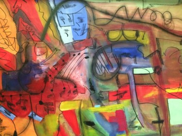 Painting titled "Musica" by Mauro Jorge Trevisanello, Original Artwork, Acrylic