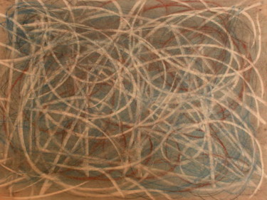 Tekening getiteld "Movimientos III" door Mauro Jorge Trevisanello, Origineel Kunstwerk, Pastel