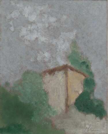 Pintura intitulada "Casale" por M. Vet, Obras de arte originais, Óleo