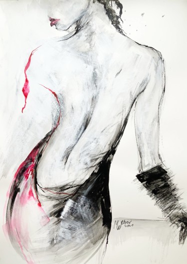 Pintura titulada "To Be a Woman" por Magdalena Weber, Obra de arte original, Acrílico
