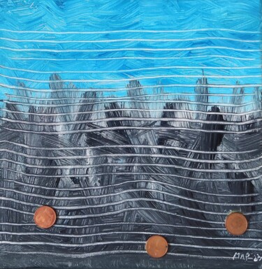 Pittura intitolato "Save the oceans" da Ma Palet, Opera d'arte originale, Acrilico