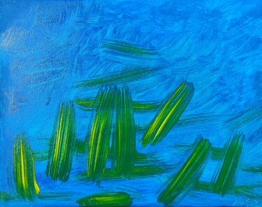 Malerei mit dem Titel "Paisaje abstracto IV" von Ma Palet, Original-Kunstwerk, Acryl Auf Keilrahmen aus Holz montiert